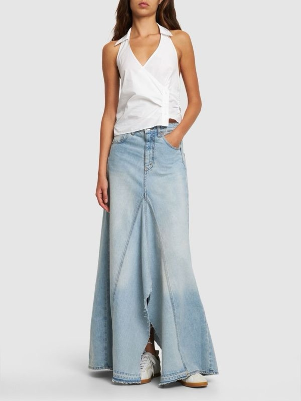 Saks Potts Sanne Cotton Poplin Top